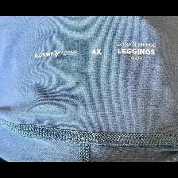 🆕
 Old Navy Blue Athletic Leggings Size 4X - Picture 5 of 5